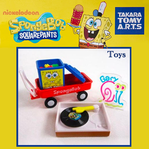 Rare 2012 Takara Tomy A.R.T.S SpongeBob American Collection Full Set of 5 pcs