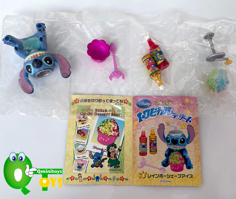Rare 2008 Re-Ment Stitch Tropical Dessert (Sold Individually) <Free shipping (Except the United States)>