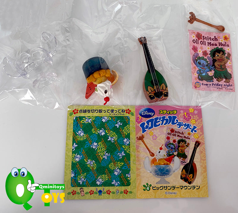Rare 2008 Re-Ment Stitch Tropical Dessert (Sold Individually) <Free shipping (Except the United States)>