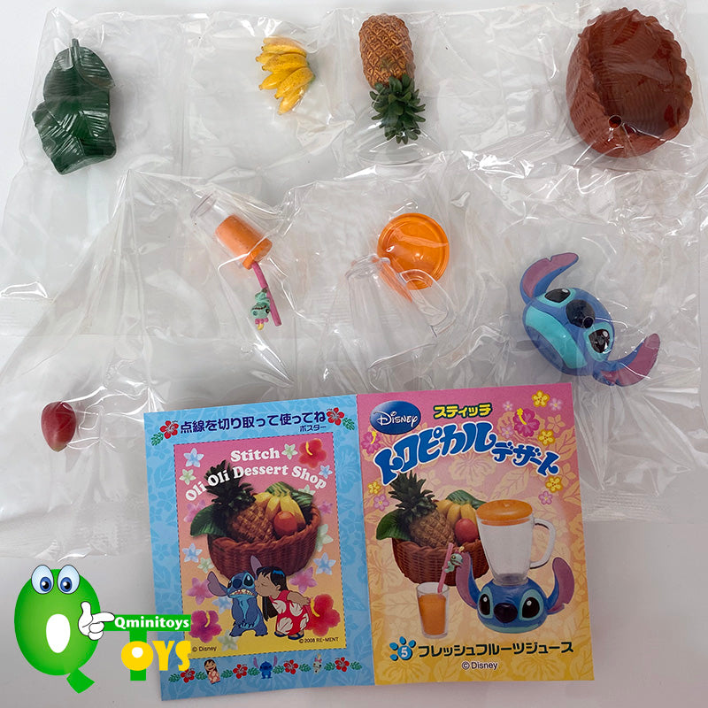 Rare 2008 Re-Ment Stitch Tropical Dessert (Sold Individually) <Free shipping (Except the United States)>