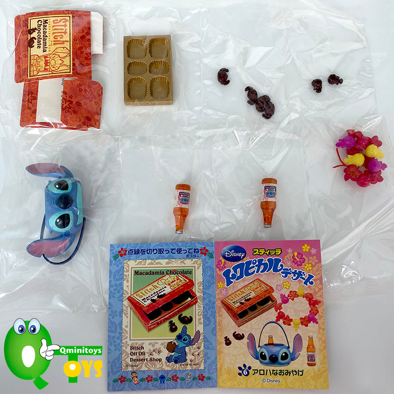Rare 2008 Re-Ment Stitch Tropical Dessert (Sold Individually) <Free shipping (Except the United States)>
