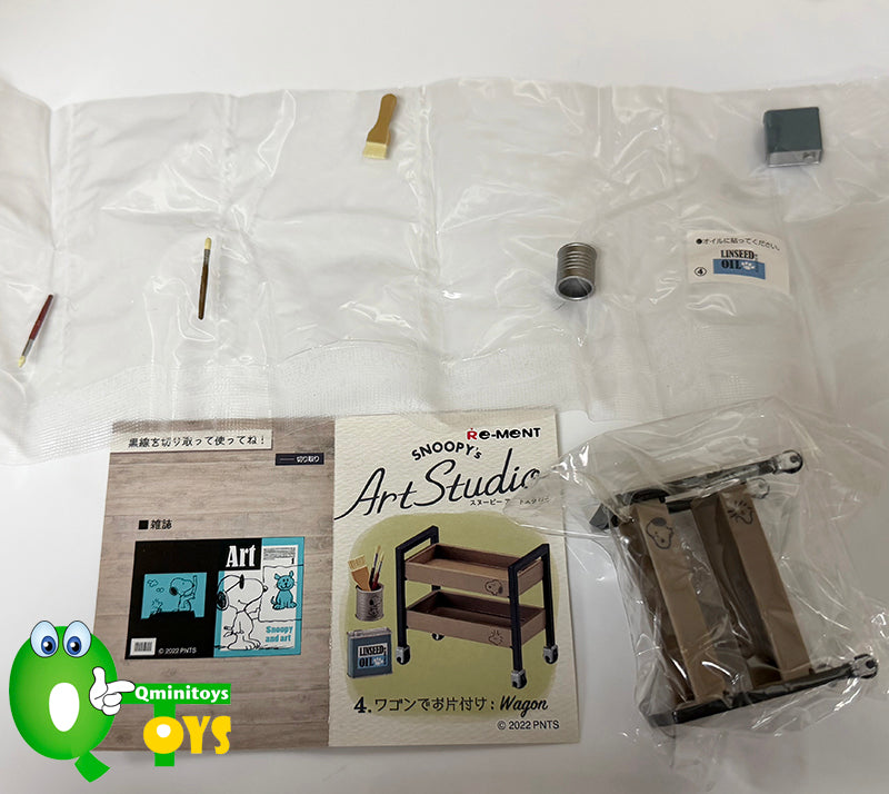 Rare 2022 Re-Ment SNOOPY's Art Studio Full Set of 8 pcs <Free shipping (Except the United States)>
