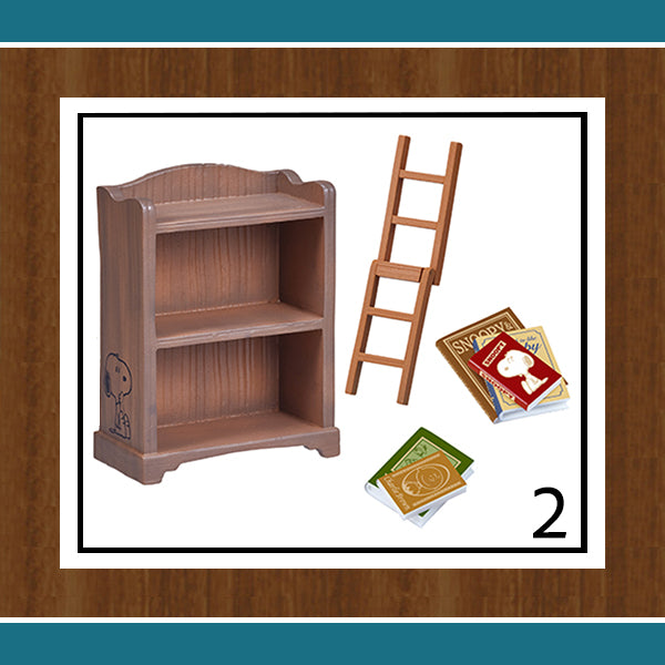 Rare 2023 Re-Ment Snoopy's Book Cafe Full Set of 8 pcs