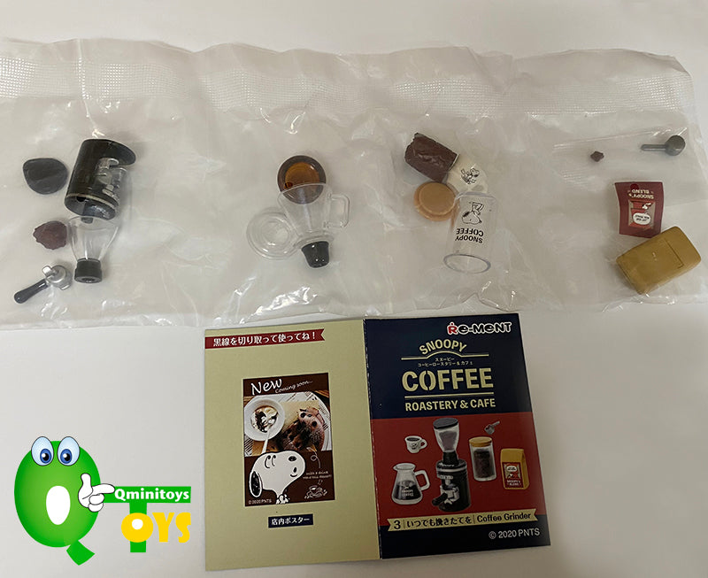 Rare 2020 Re-Ment SNOOPY COFFEE ROASTERY & CAFE (Sold Individually) <Free shipping (Except the United States)>