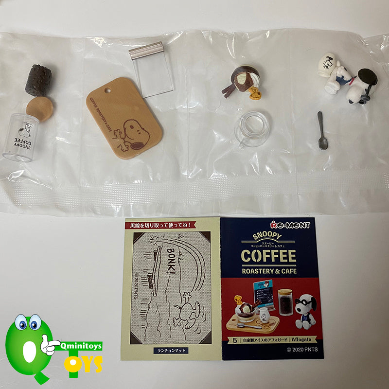 Rare 2020 Re-Ment SNOOPY COFFEE ROASTERY & CAFE (Sold Individually) <Free shipping (Except the United States)>