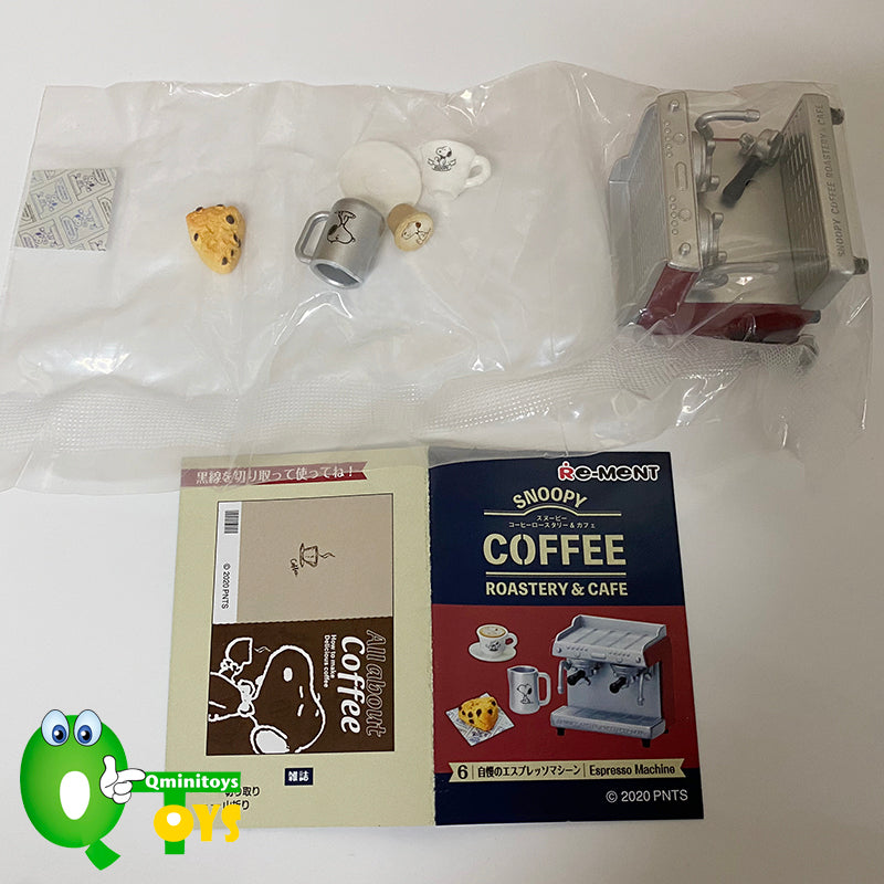 Rare 2020 Re-Ment SNOOPY COFFEE ROASTERY & CAFE Full Set of 8 pcs <Free shipping (Except the United States)>