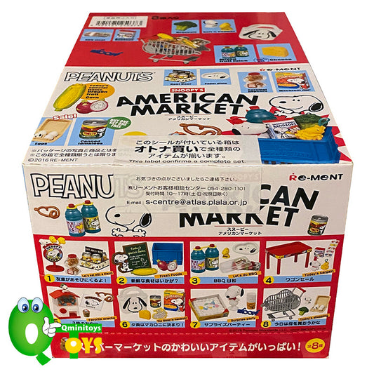 Rare 2016 Re-Ment Snoopy American Market Full Set of 8 pcs <Free Shipping>