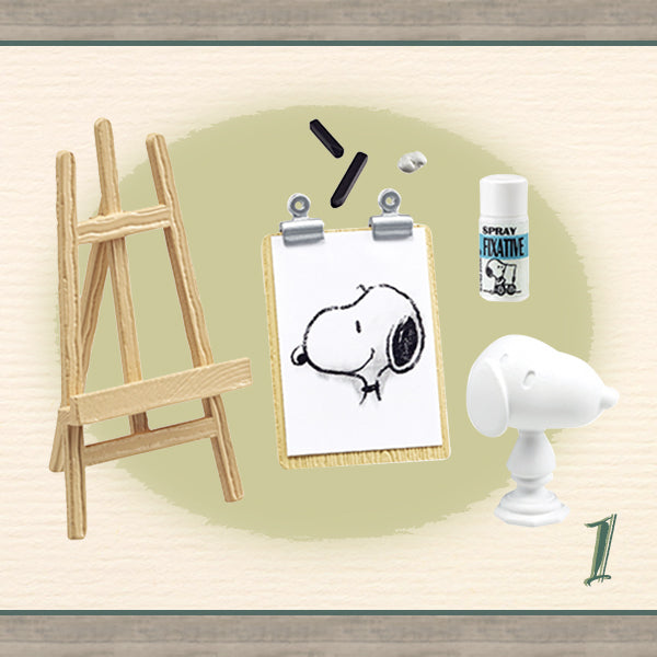 Rare 2022 Re-Ment SNOOPY's Art Studio Full Set of 8 pcs <Free shipping (Except the United States)>