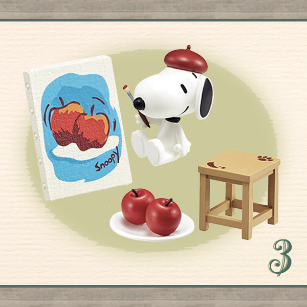 Rare 2022 Re-Ment SNOOPY's Art Studio Full Set of 8 pcs <Free shipping (Except the United States)>