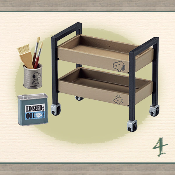 Rare 2022 Re-Ment SNOOPY's Art Studio Full Set of 8 pcs <Free shipping (Except the United States)>