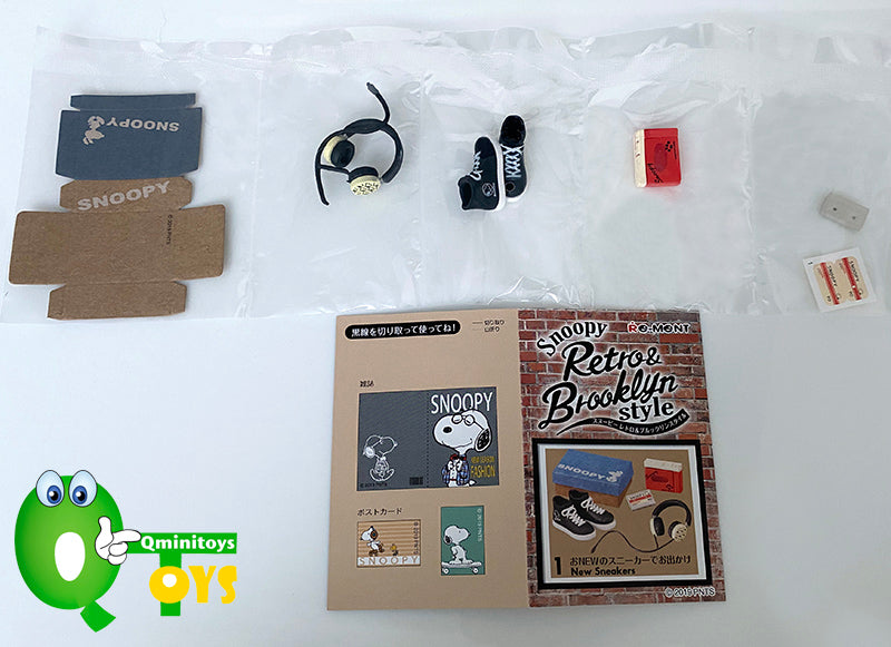 Rare 2019 Re-Ment Snoopy Retro & Brooklyn Style (Sold Individually) <Free shipping (Except the United States)>