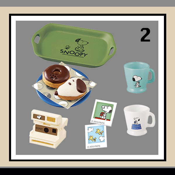 Rare 2019 Re-Ment Snoopy Retro & Brooklyn Style Full Set