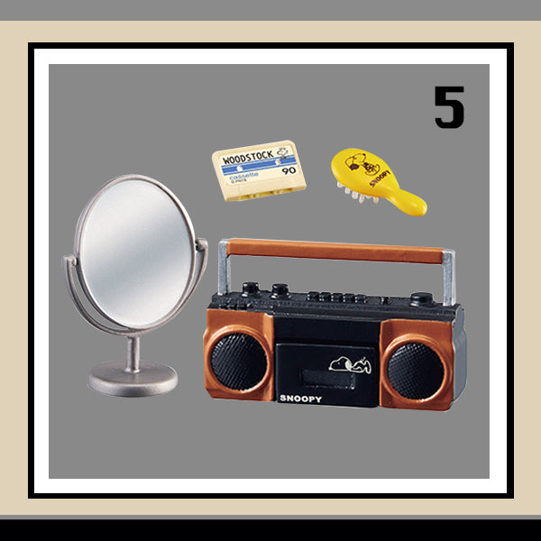 Rare 2019 Re-Ment Snoopy Retro & Brooklyn Style (Sold Individually) <Free shipping (Except the United States)>