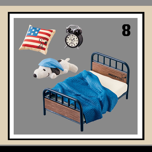 Rare 2019 Re-Ment Snoopy Retro & Brooklyn Style Full Set of 8pcs <Free shipping (Except the United States)>