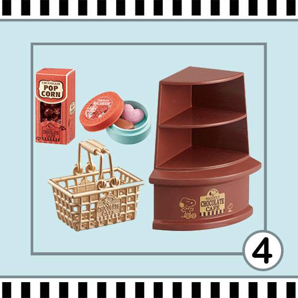 Rare 2018 Re-Ment Snoopy Chocolate Cafe Full Set of 8 pcs <Free shipping (Except the United States)>