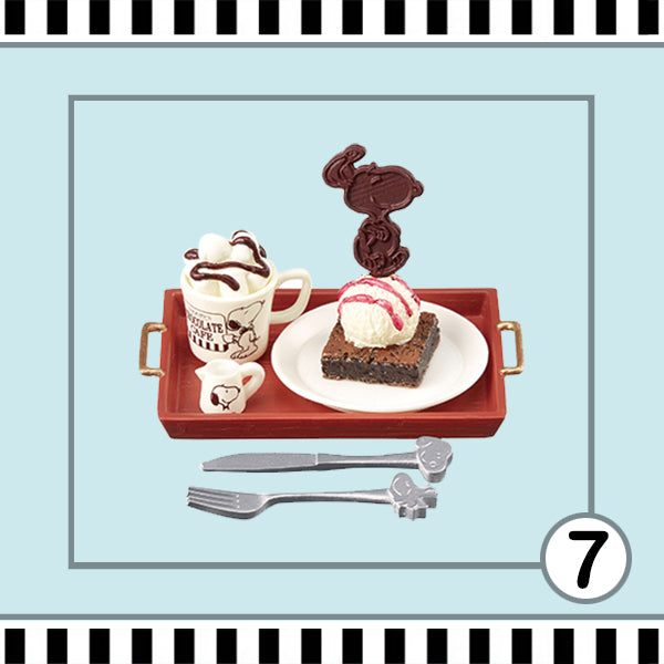 Rare 2018 Re-Ment Snoopy Chocolate Cafe Full Set of 8 pcs <Free shipping (Except the United States)>