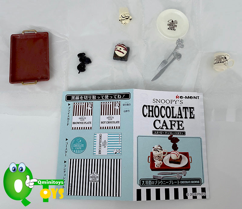 Rare 2018 Re-Ment Snoopy Chocolate Cafe (Sold Individually) <Free shipping>