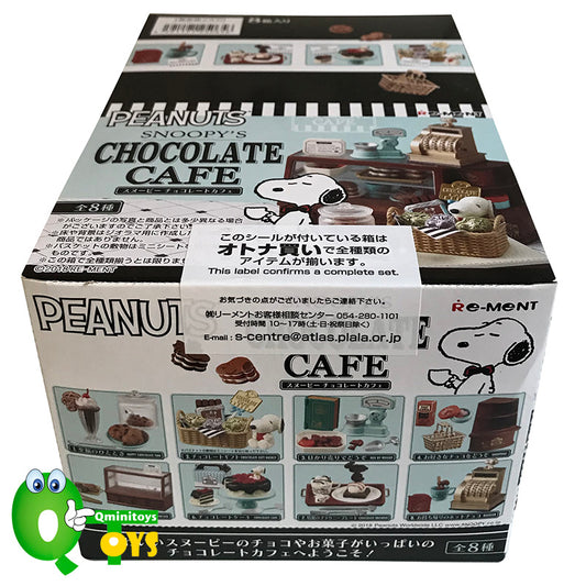Rare 2018 Re-Ment Snoopy Chocolate Cafe Full Set of 8 pcs <Free shipping (Except the United States)>