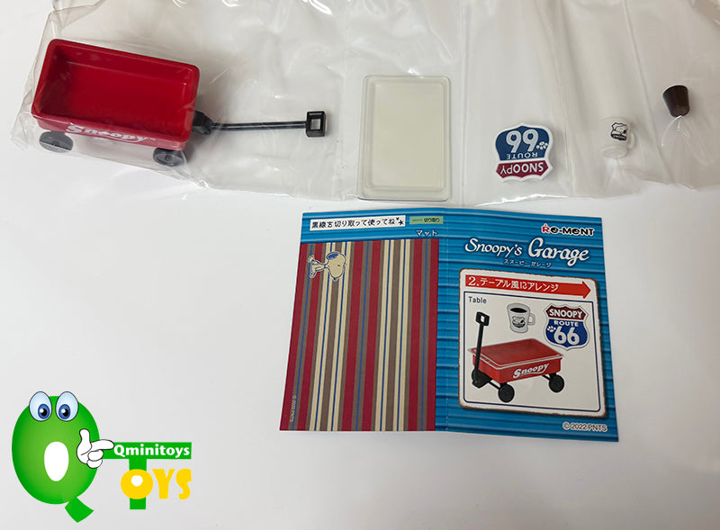 Rare 2022 Re-Ment Snoopy's Garage Full Set of 8 pcs <Free shipping (Except the United States)>