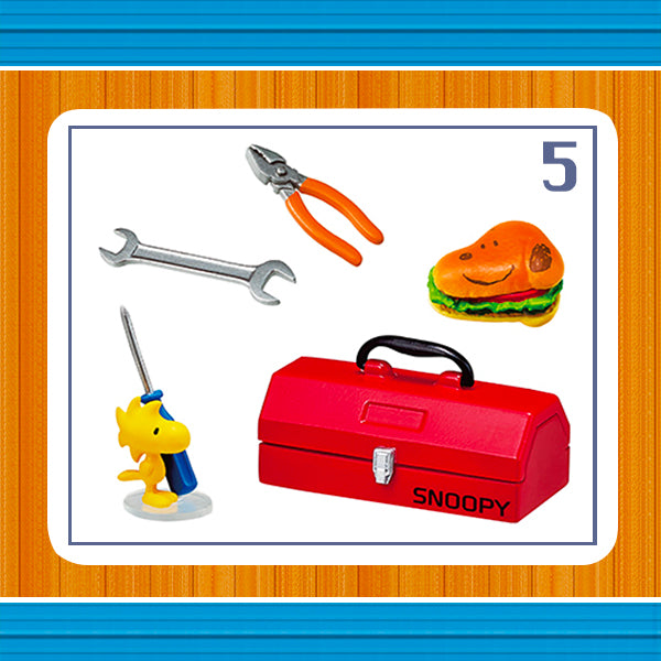 Rare 2022 Re-Ment Snoopy's Garage Full Set of 8 pcs <Free shipping (Except the United States)>