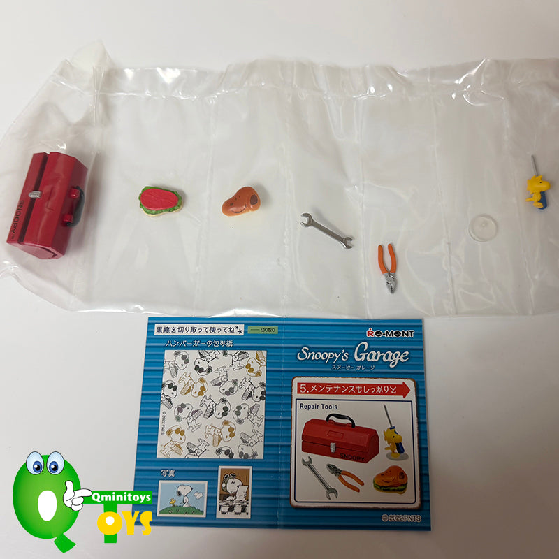 Rare 2022 Re-Ment Snoopy's Garage Full Set of 8 pcs <Free shipping (Except the United States)>