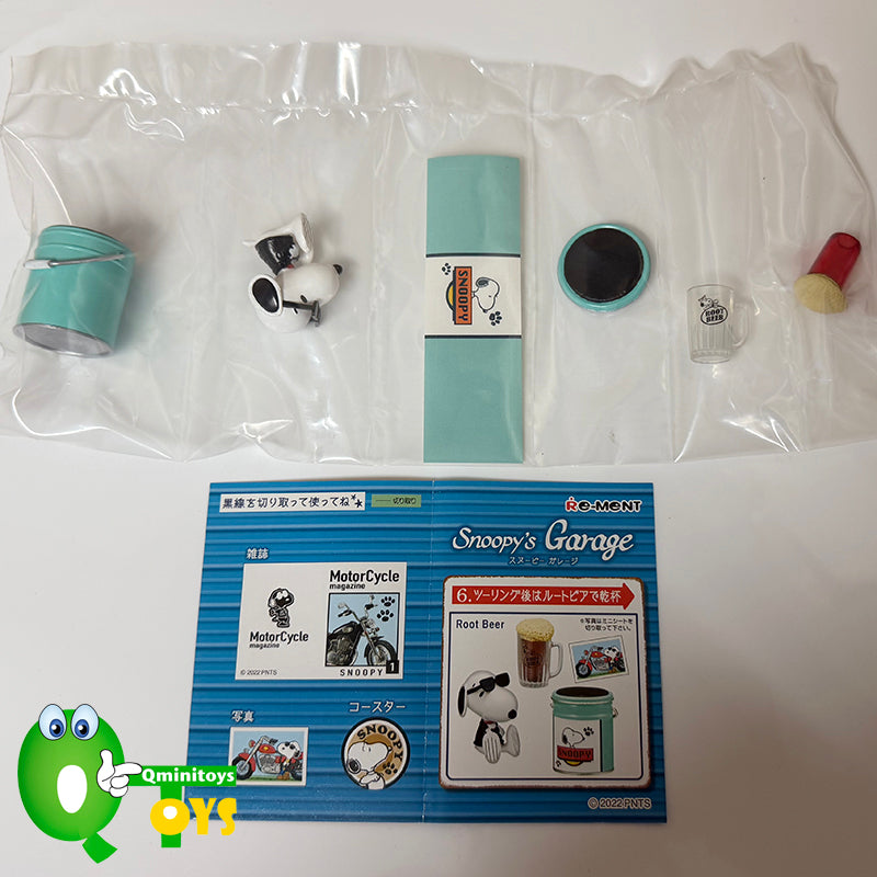 Rare 2022 Re-Ment Snoopy's Garage Full Set of 8 pcs <Free shipping (Except the United States)>