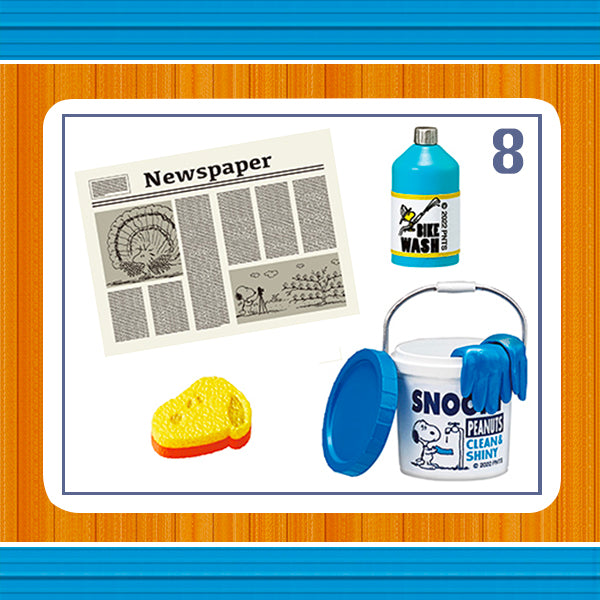 Rare 2022 Re-Ment Snoopy's Garage Full Set of 8 pcs <Free shipping (Except the United States)>