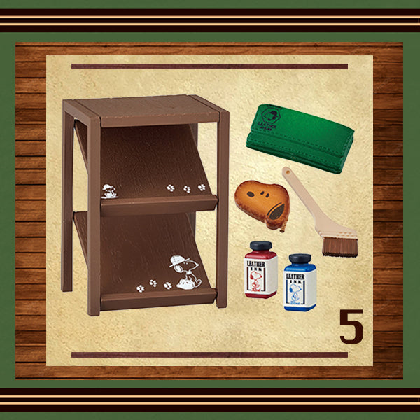 Rare 2020 Re-Ment Snoopy Leather Atelier Full Set of 8 pcs <Free shipping (Except the United States)>