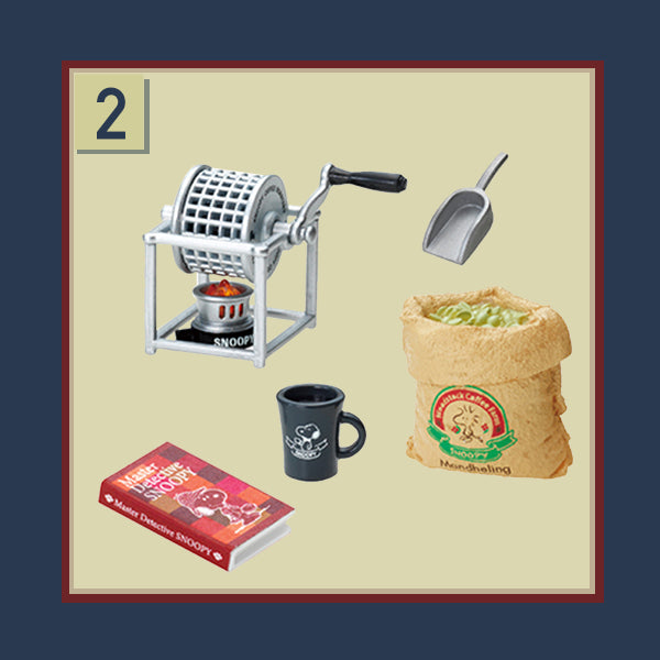 Rare 2020 Re-Ment SNOOPY COFFEE ROASTERY & CAFE (Sold Individually) <Free shipping (Except the United States)>