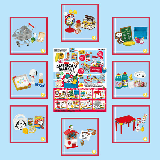 Re-Ment Snoopy American Market (Sold Individually) <Free shipping (Except the United States)>