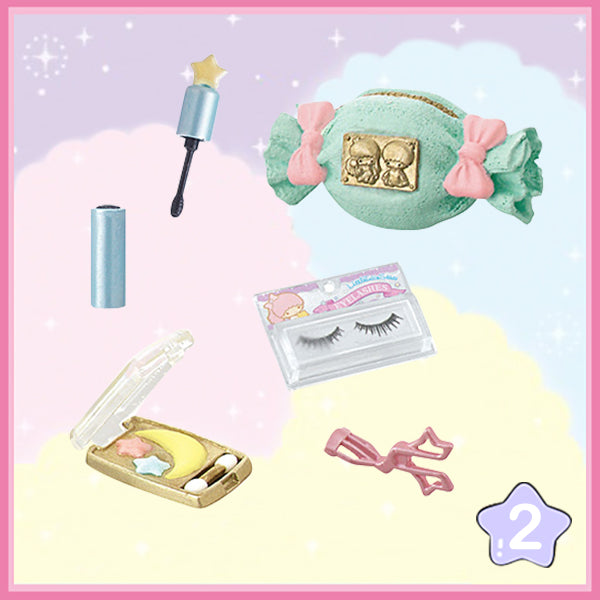 Rare 2017 Re-Ment Little Twin Stars Glitter Dreams Cosmetics (Sold Individually) <Free shipping (Except the United States)>