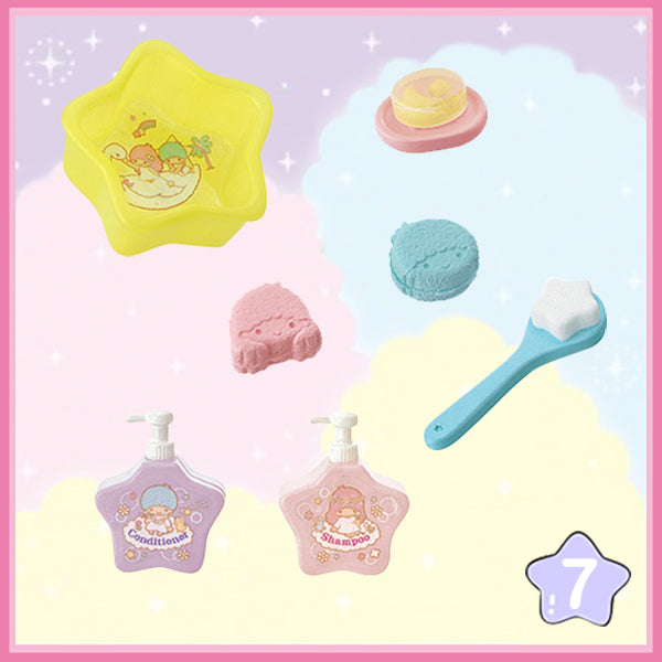 Rare 2017 Re-Ment Little Twin Stars Glitter Dreams Cosmetics Full Set of 8 pcs <Free shipping (Except the United States)>