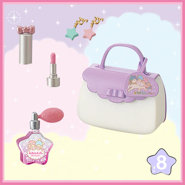 Rare 2017 Re-Ment Little Twin Stars Glitter Dreams Cosmetics Full Set of 8 pcs <Free shipping (Except the United States)>