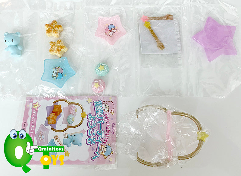 Rare 2010 Re-Ment Welcome to the Little Twin Stars Sky Party Full Set of 8 pcs <Free Shipping>