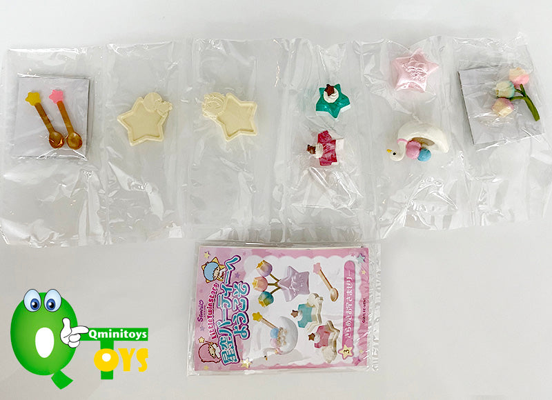 Rare 2010 Re-Ment Welcome to the Little Twin Stars Sky Party Full Set of 8 pcs <Free Shipping>