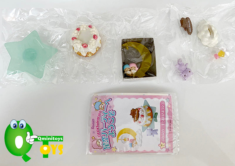 Rare 2010 Re-Ment Welcome to the Little Twin Stars Sky Party Full Set of 8 pcs <Free Shipping>