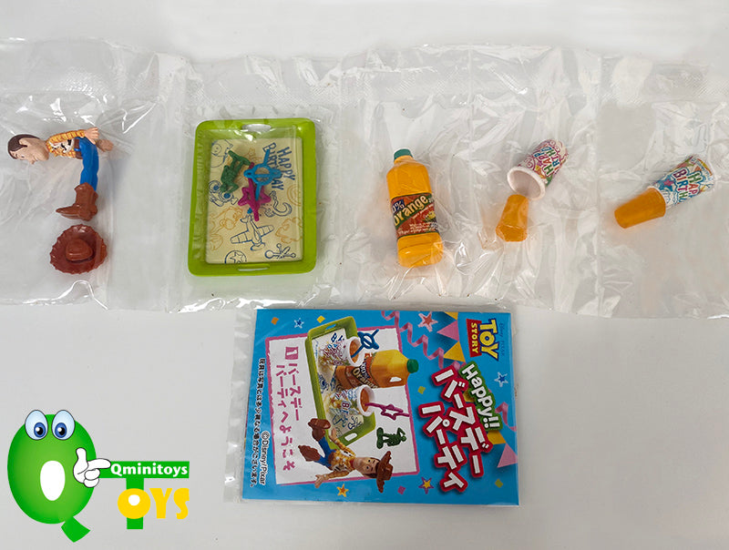 Rare 2010 Re-Ment Toy Story Happy Birthday Party Full Set of 8 pcs <Free Shipping>