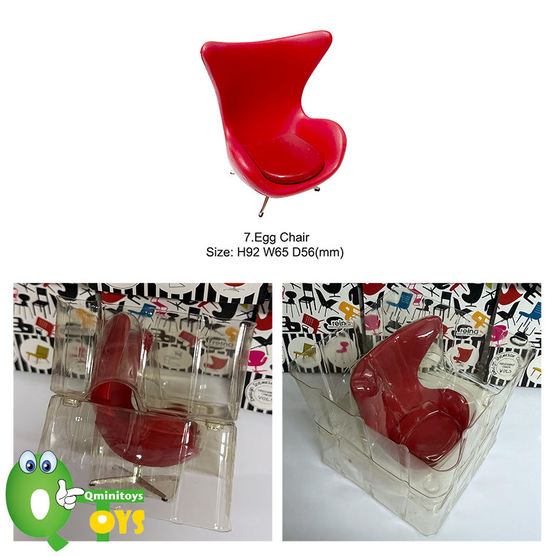 Rare 2006 Reina Japan 1/12 Designers Chair Design Interior Collection Vol.5 (Sold Individually)