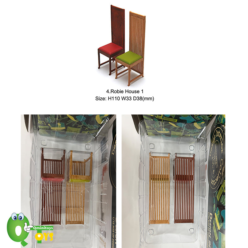 Rare 2009 Reina Japan 1/12 Designers Chair Design Interior Collection Vol.6 (Sold Individually)