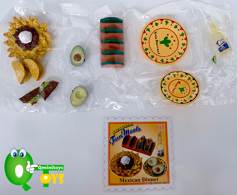 Rare 2006 Re-Ment Fun Meals Full Set of 10 pcs <Free Shipping>