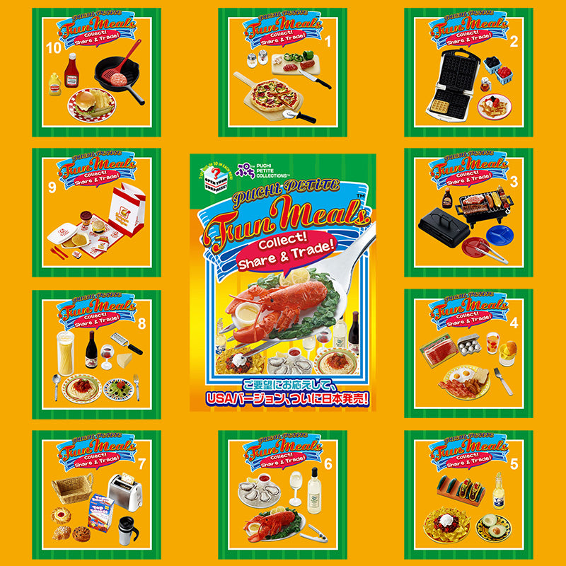 Rare 2006 Re-Ment Fun Meals (Sold Individually)