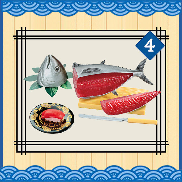 Rare 2015 Re-Ment Petit Sushi-Go-Round Full Set of 8 pcs <Free shipping (Except the United States)>
