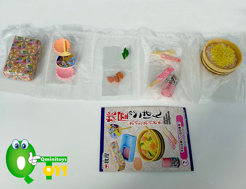 Rare 2016 Re-Ment Momoya the Japanese Nostalgic Meals Full Set of 8 pcs <Free Shipping>