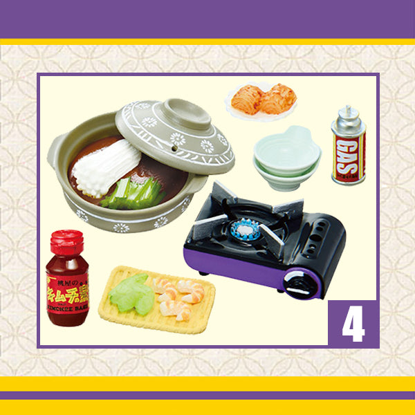 Rare 2016 Re-Ment Momoya the Japanese Nostalgic Meals Full Set of 8 pcs <Free shipping (Except the United States)>