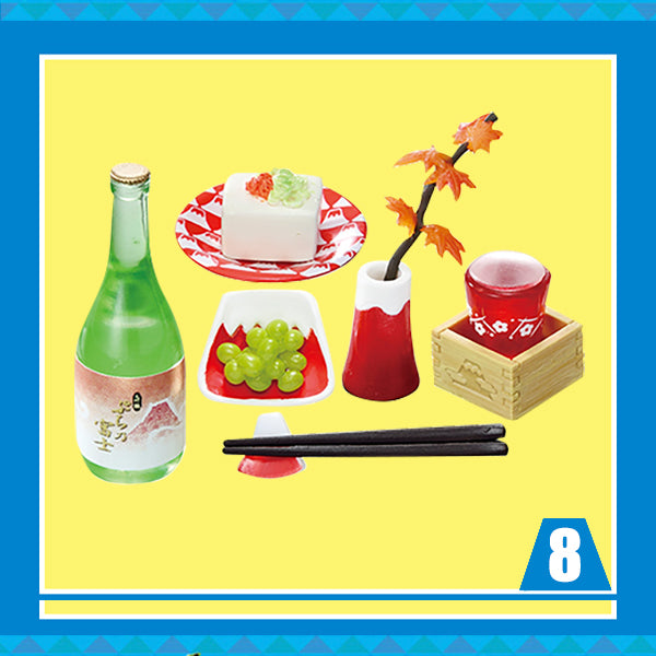 Rare 2017 Re-Ment Mt. Fuji Room Full Set of 8 pcs <Free shipping (Except the United States)>