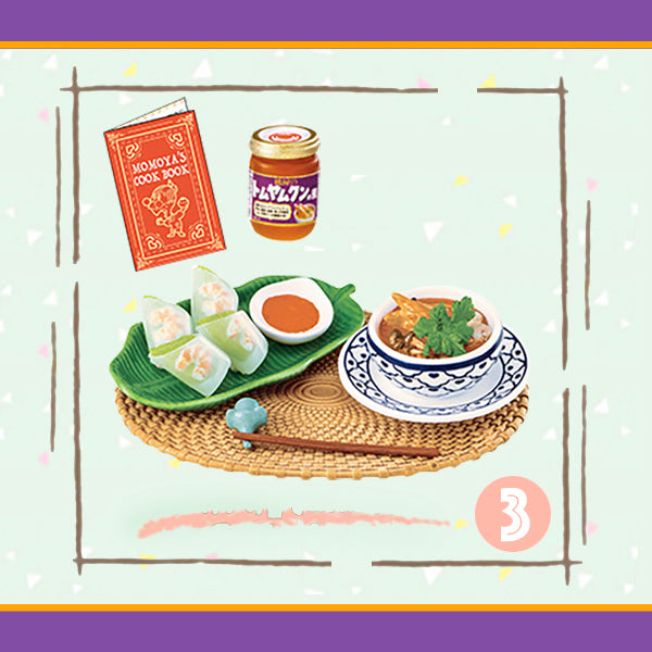 Rare 2018 Re-Ment Momoya’s Stylish Recipe Full Set of 8 pcs <Free shipping (Except the United States)>