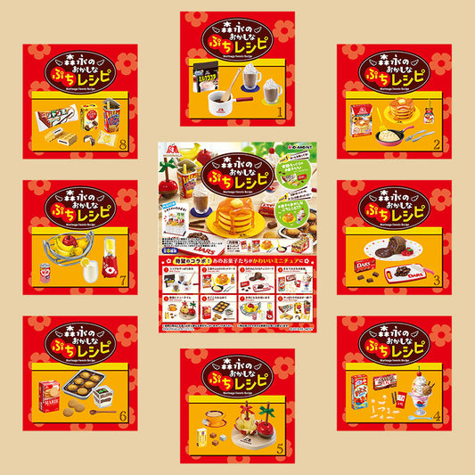 Rare 2018 Re-Ment Morinaga Sweets Recipe (Sold Individually) <Free Shipping>