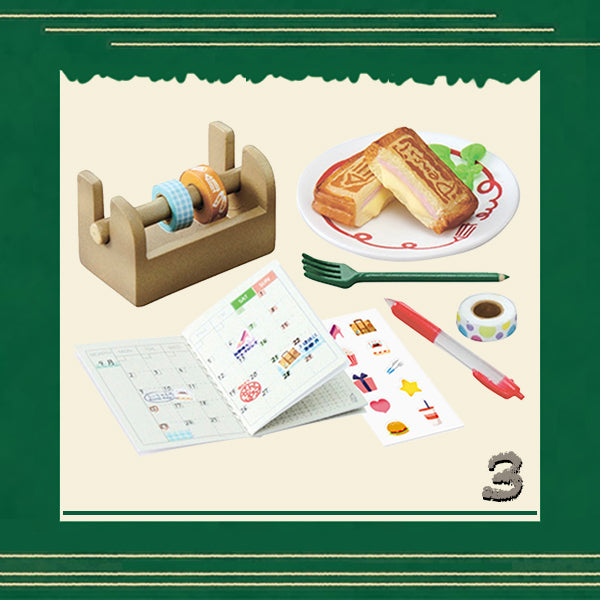 Rare 2019 Re-Ment Pencil Cafe Full Set of 8 pcs <Free shipping (Except the United States)>