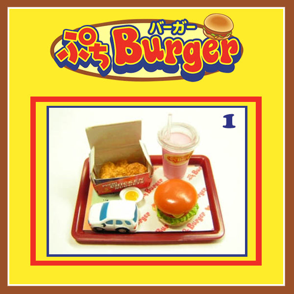 Rare 2003 Re-Ment Petit Burger Restaurant Full Set of 10 pcs <Free Shipping>