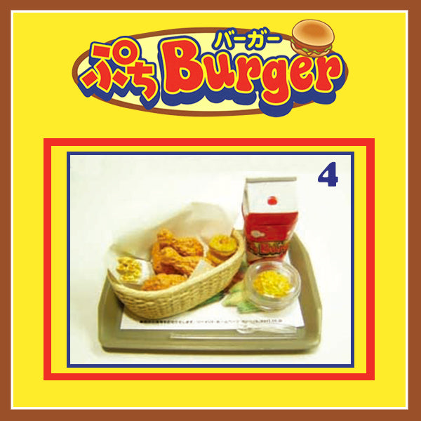 Rare 2003 Re-Ment Petit Burger Restaurant Full Set of 10 pcs <Free Shipping>